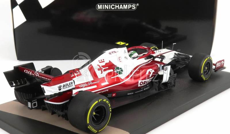 Minichamps Alfa romeo F1 C41 Team Orlen Racing N 99 1:18, bíločervená