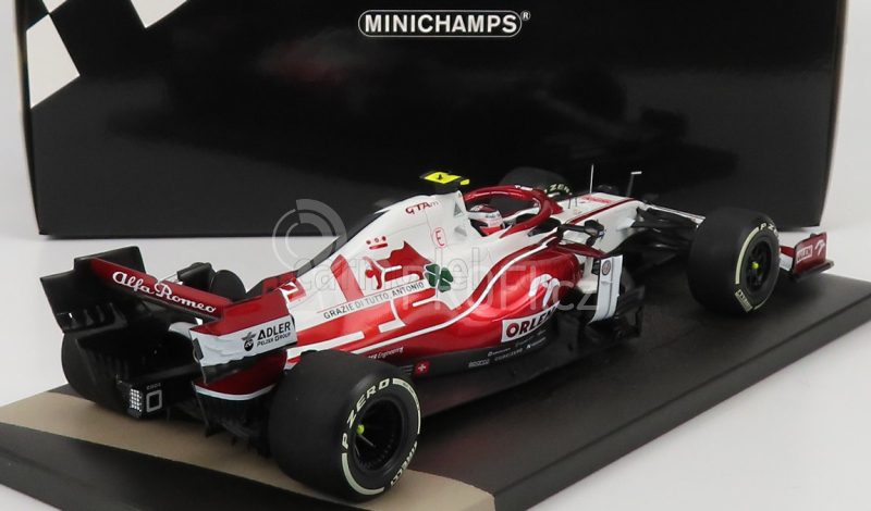 Minichamps Alfa romeo F1 C41 Team Orlen Racing N 99 1:18, bíločervená