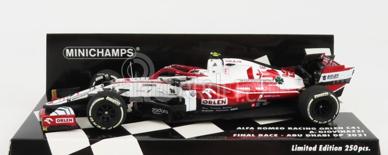 Minichamps Alfa romeo F1 C41 Team Orlen Racing N 99 1:43, bíločervená