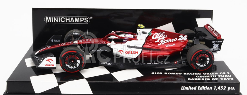 Minichamps Alfa romeo F1 C42 Team Orlen Racing N 24 1:43, bíločervená