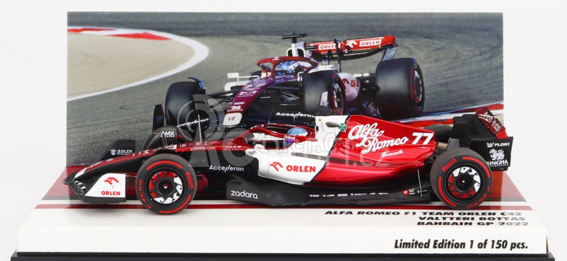 Minichamps Alfa romeo F1 C42 Team Orlen Racing N 77 1:43, bíločervená