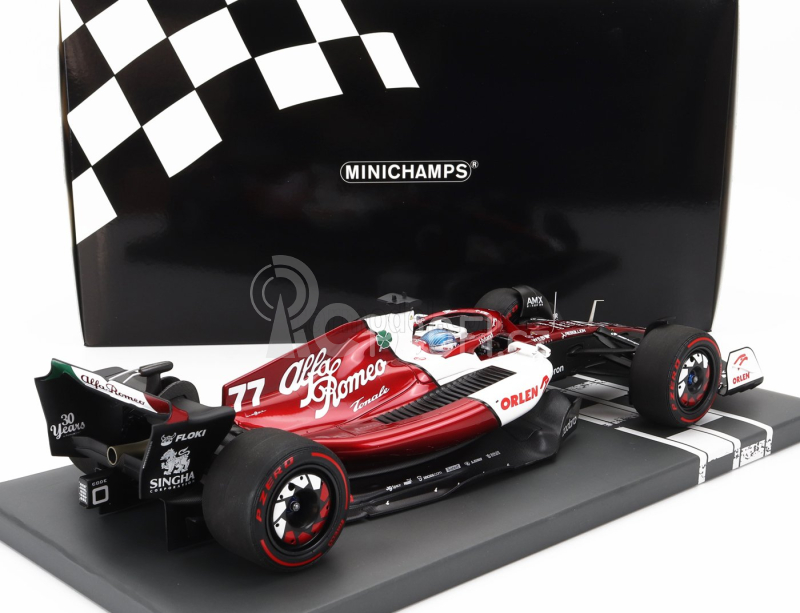 Minichamps Alfa romeo F1 C42 Team Orlen Racing N 77 1:18, bíločervená