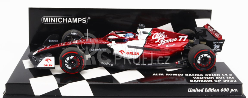 Minichamps Alfa romeo F1 C42 Team Orlen Racing N 77 1:43, bíločervená