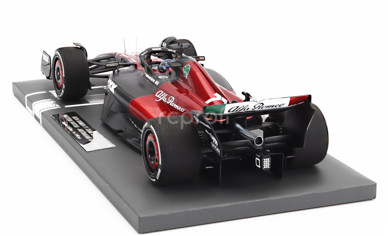 Minichamps Alfa romeo F1  C43 Team Stake N 77 Season 2023 Valtteri Bottas 1:18 Černá Červená
