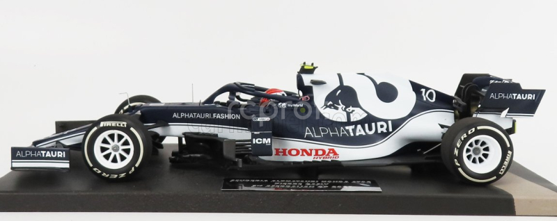 Minichamps Alpha tauri F1  At02 Honda Ra620h Team Alpha Tauri N 10 3rd Azerbaijan Gp 2021 Pierre Gasly 1:18 Bílá Modrá