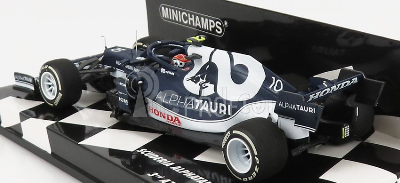 Minichamps Alpha tauri F1 At02 Honda Ra620h Alpha Tauri N 10 1:43, bílomodrá