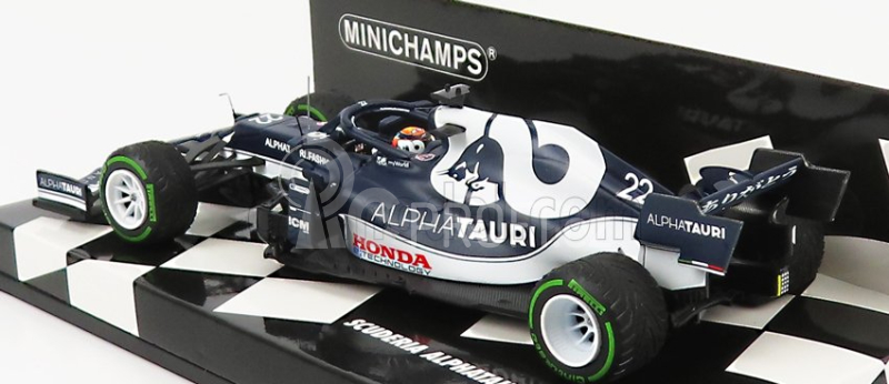 Minichamps Alpha tauri F1 At02 Honda Ra620h Alpha Tauri N 22 1:43, bílomodrá