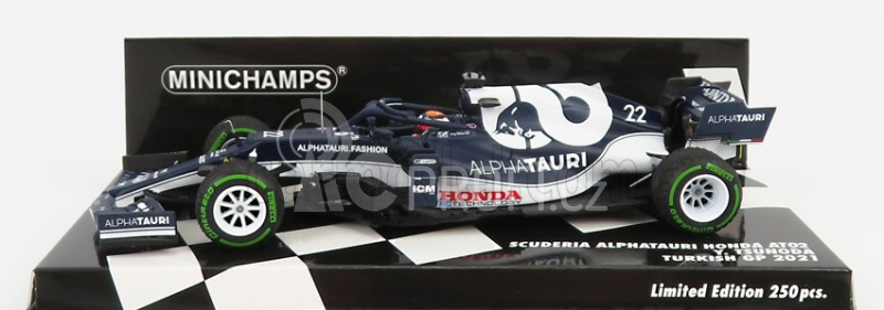 Minichamps Alpha tauri F1 At02 Honda Ra620h Alpha Tauri N 22 1:43, bílomodrá