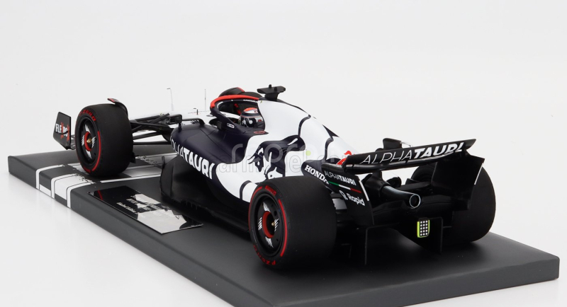 Minichamps Alpha tauri F1  At04 Team Alpha Tauri N 21 Season 2023 Nyck De Vries 1:18 Modrá Bílá