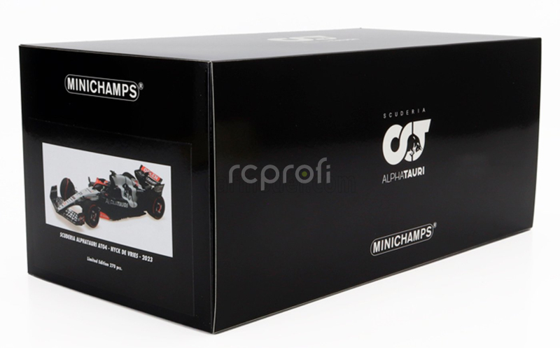 Minichamps Alpha tauri F1  At04 Team Alpha Tauri N 21 Season 2023 Nyck De Vries 1:18 Modrá Bílá