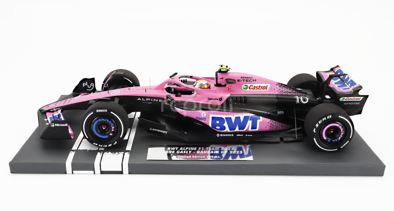 Minichamps Alpine F1  A523 Team Bwt Alpine N 10 Season 2023 Pierre Gasly 1:18 Modrá Růžová