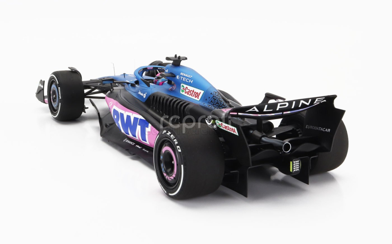 Minichamps Alpine F1  A523 Team Bwt Alpine N 31 9th Miami Gp With Pit Board 2023 Esteban Ocon 1:18 Modrá Černá Růžová