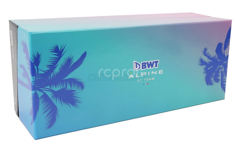 Minichamps Alpine F1  A523 Team Bwt Alpine N 31 9th Miami Gp With Pit Board 2023 Esteban Ocon 1:18 Modrá Černá Růžová