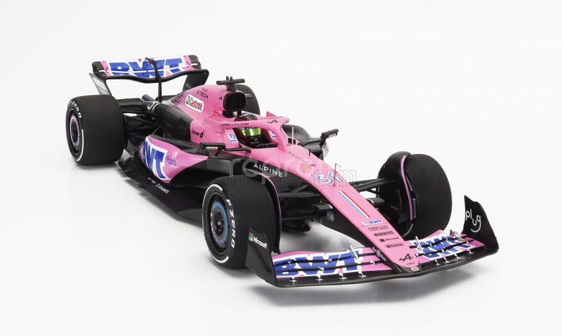 Minichamps Alpine F1  A523 Team Bwt Alpine N 31 Bahrain Gp 2023 Esteban Ocon 1:18 Růžová Modrá Černá