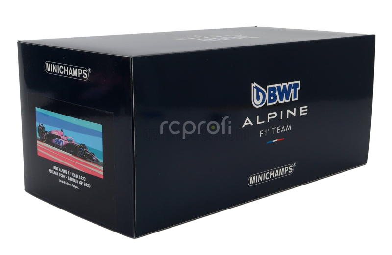 Minichamps Alpine F1  A523 Team Bwt Alpine N 31 Season 2023 Esteban Ocon 1:18 Modrá Růžová