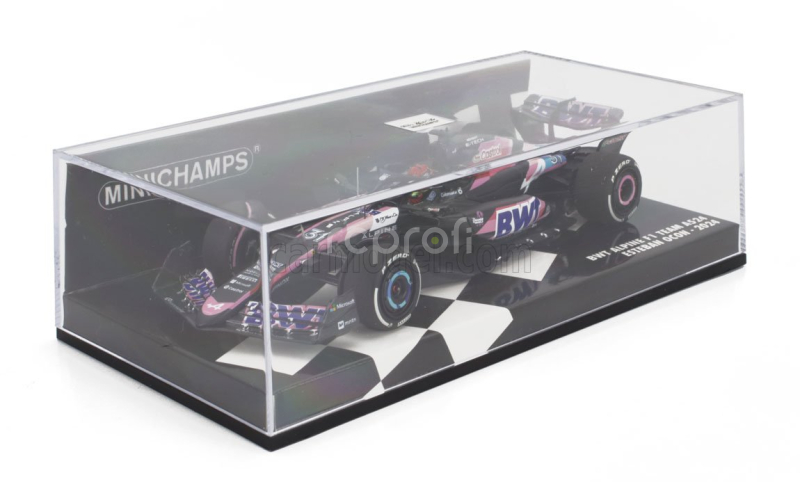 Minichamps Alpine F1  A524 Team Bwt Alpine N 31 Season 2024 Esteban Ocon 1:43 Černá Modrá Růžová