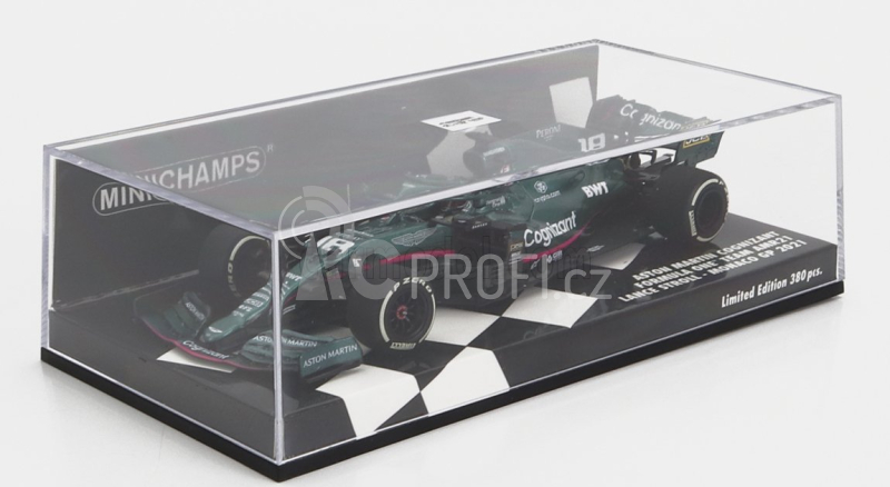 Minichamps Aston martin F1 Amr21 M12 Eq Power+ Cognizant F1 N 18 1:43, zelená