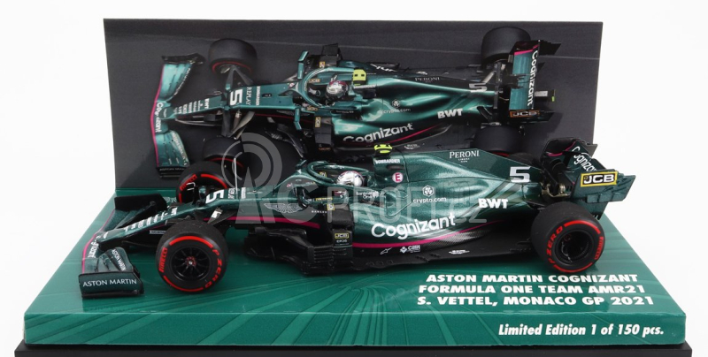Minichamps Aston martin F1 Amr21 Mercedes M12 Eq Power+ Cognizant F1 N 5 1:43