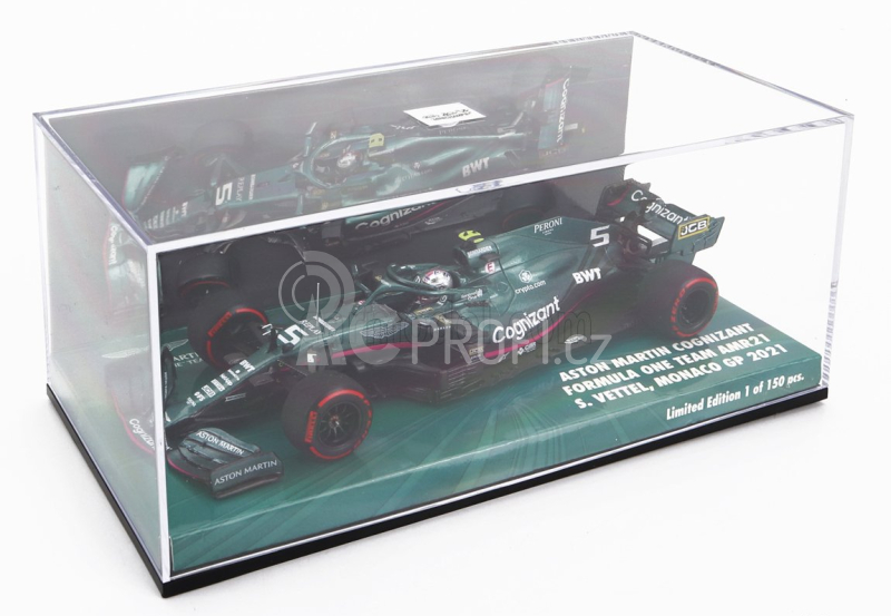 Minichamps Aston martin F1 Amr21 Mercedes M12 Eq Power+ Cognizant F1 N 5 1:43