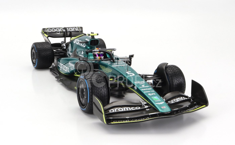 Minichamps Aston martin F1 Amr22 Team Aramco Cognizart N 5 1:18, zelenočerná