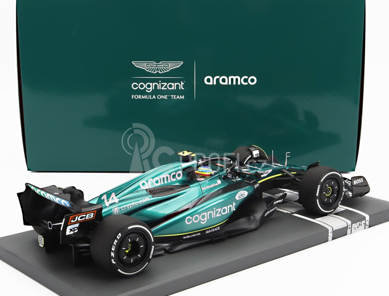Minichamps Aston martin F1 Amr23 Team Aramco Cognizant N 14 1:18, zelená
