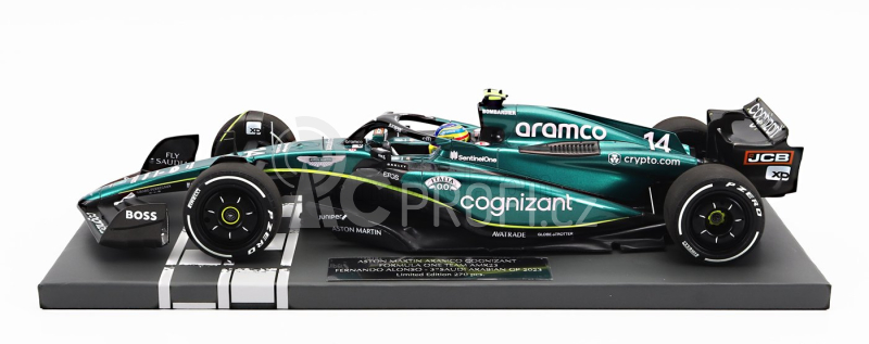 Minichamps Aston martin F1 Amr23 Team Aramco Cognizant N 14 1:18, zelená