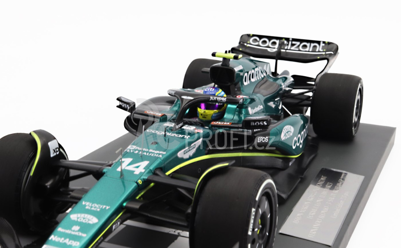 Minichamps Aston martin F1 Amr23 Team Aramco Cognizant N 14 1:18, zelená
