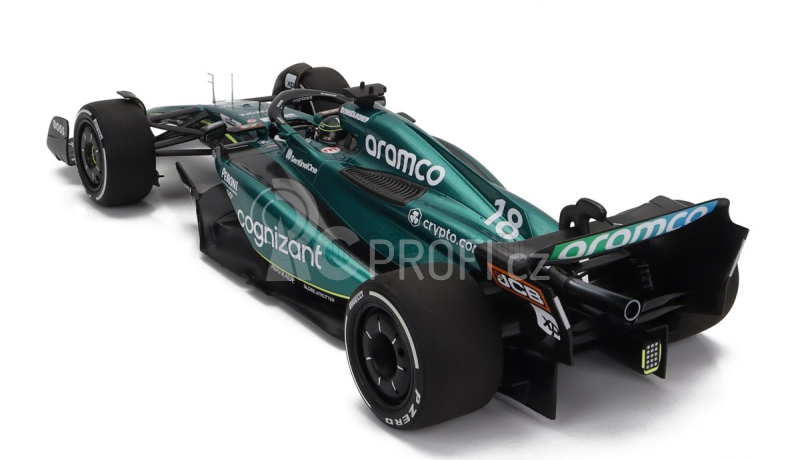 Minichamps Aston martin F1 Amr23 Team Aramco Cognizant N 18 1:18, zelená