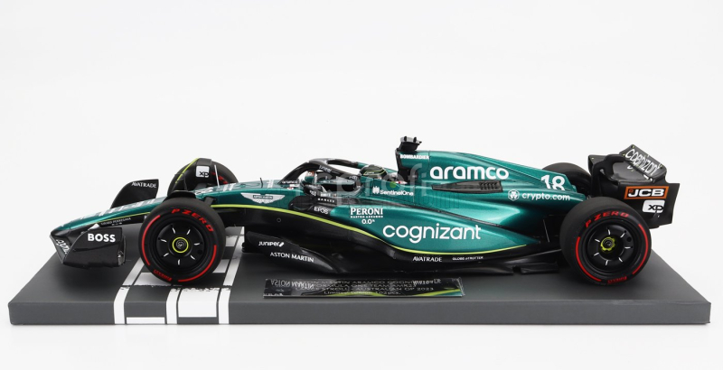 Minichamps Aston martin F1  Amr23 Team Aramco Cognizant N 18 Australian Gp 2023 Lance Stroll 1:18 Zelená