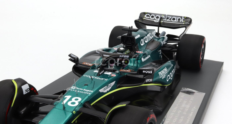 Minichamps Aston martin F1  Amr23 Team Aramco Cognizant N 18 Australian Gp 2023 Lance Stroll 1:18 Zelená