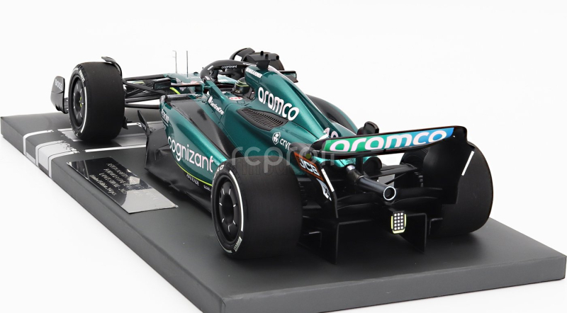 Minichamps Aston martin F1  Amr23 Team Aramco Cognizant N 18 Season 2023 Lance Stroll 1:18 Zelená