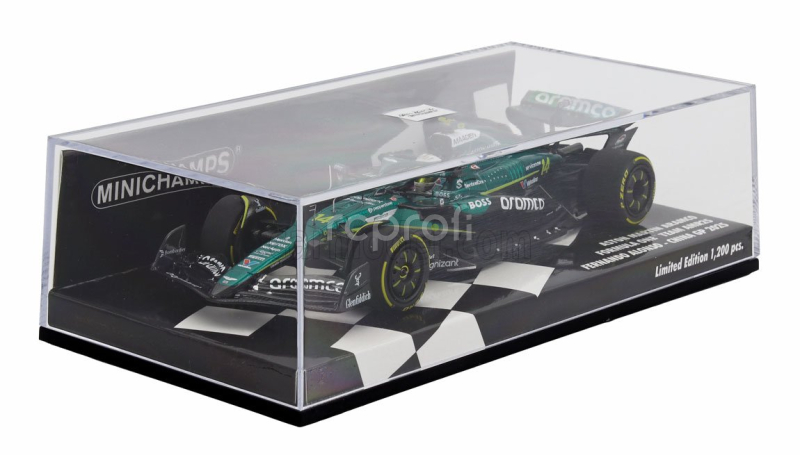Minichamps Aston martin F1  Amr25 Team Aramco Cognizant N 14 China Gp 2025 Fernando Alonso 1:43 Zelená Černá