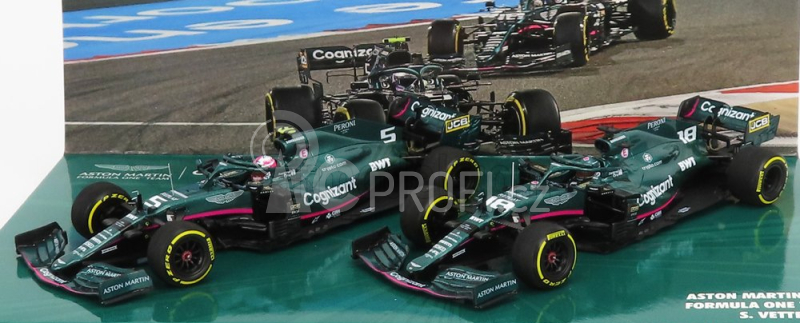 Minichamps Aston martin Set dvou modelů F1 1:43, zelená