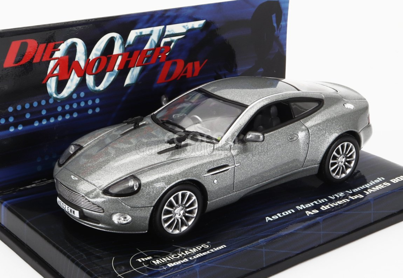 Minichamps Aston martin V12 Vanquish 2001- Die Another Day - La Morte Puo' Attendere 1:43 Grey Met