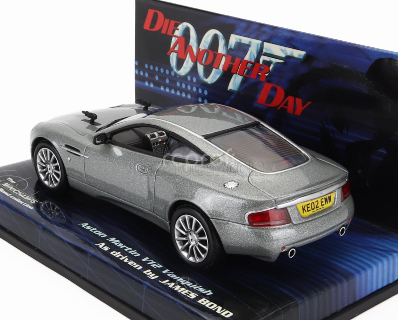 Minichamps Aston martin V12 Vanquish 2001- Die Another Day - La Morte Puo' Attendere 1:43 Grey Met
