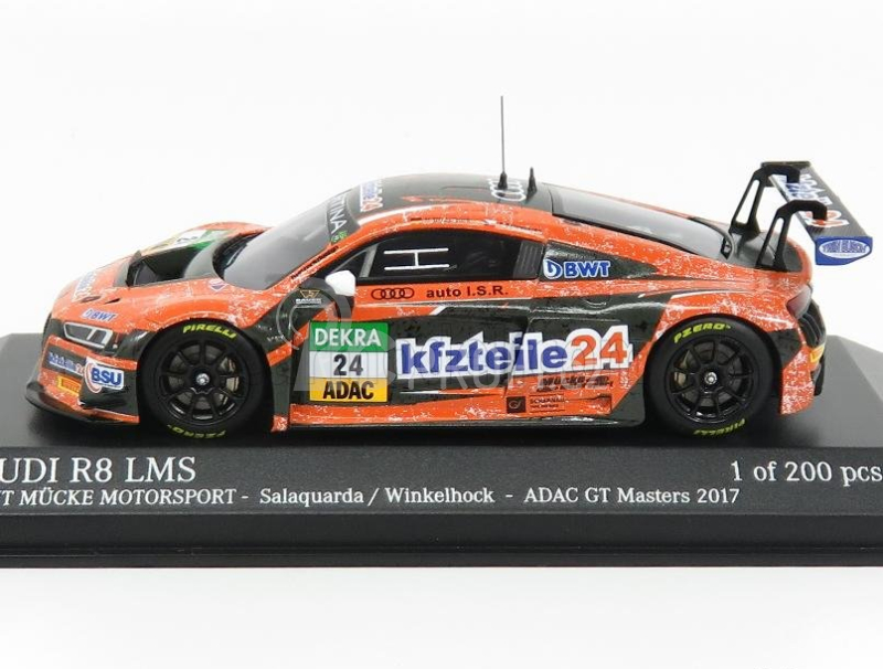 Minichamps Audi R8 Lms Team Bmt Mucke Motorsport N 24 1:43, oranžová