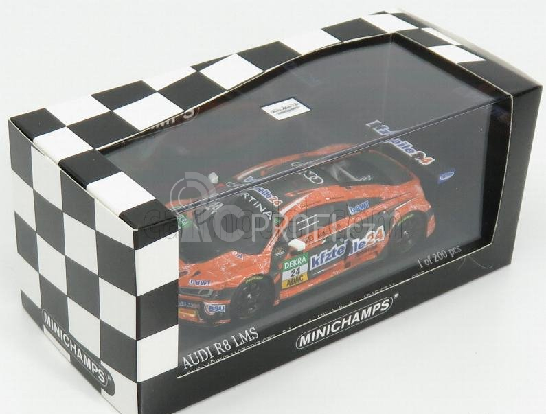 Minichamps Audi R8 Lms Team Bmt Mucke Motorsport N 24 1:43, oranžová