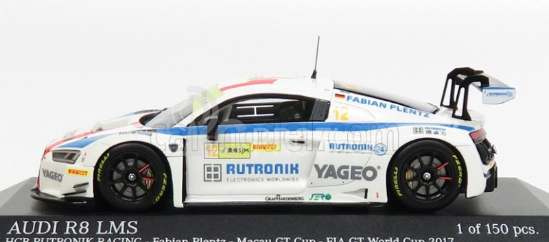 Minichamps Audi R8 Lms Team Hcb Rutroni Racing N 12 1:43, bílá