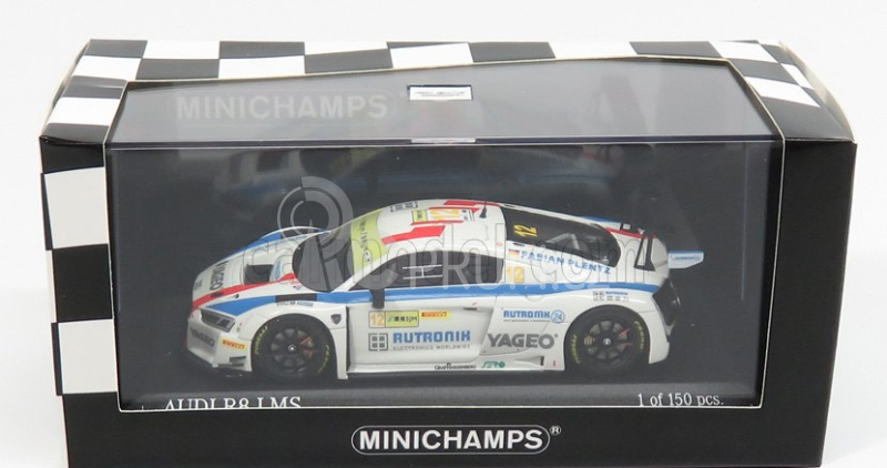Minichamps Audi R8 Lms Team Hcb Rutroni Racing N 12 1:43, bílá