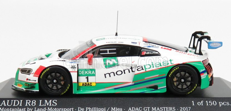 Minichamps Audi R8 Lms Ultra Team Montaplast Motorsport N 1 1:43, bílá