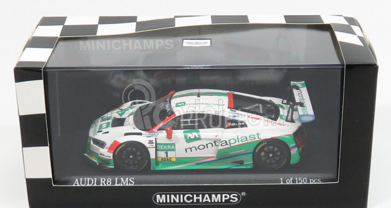 Minichamps Audi R8 Lms Ultra Team Montaplast Motorsport N 1 1:43, bílá