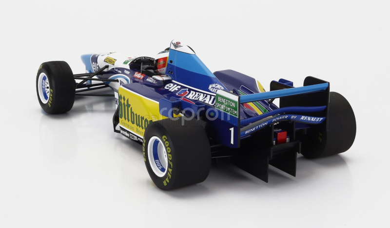 Minichamps Benetton F1 B195 Team Mild Seven Renault N 1 World Champion Winner Belgium Gp 1995 Michael Schumacher 1:18 Modrá Žlutá