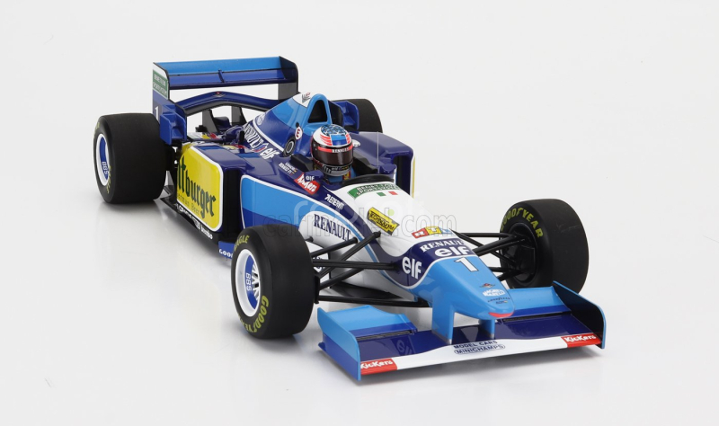 Minichamps Benetton F1  B195 Team Mild Seven Renault N 1 World Champion Winner Pacific Gp 1995 Michael Schumacher 1:18 Modrá Žlutá