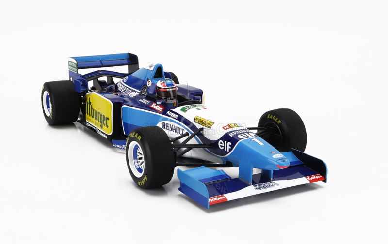 Minichamps Benetton F1  B195 Team Mild Seven Renault N 1 World Champion Winner Pacific Gp 1995 Michael Schumacher 1:18 Modrá Žlutá