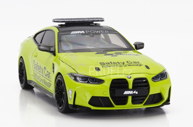 Minichamps BMW 4-series M4 Coupe (g82) Safety Car Motogp Season 2020 1:18 Žlutá