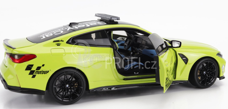 Minichamps BMW 4-series M4 Coupe (g82) Safety Car Motogp Season 2020 1:18 Žlutá