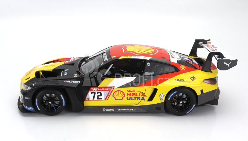 Minichamps BMW 4-series M4 Gt3 Team Bmw Junior N 72 24h Nurburgring 2023 Dan Harper - Max Hesse - Neil Verhagen 1:18 Černá Žlutá Červená