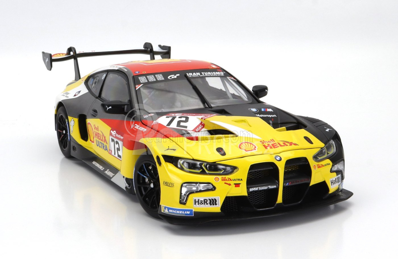 Minichamps BMW 4-series M4 Gt3 Team Bmw Junior N 72 24h Nurburgring 2023 Dan Harper - Max Hesse - Neil Verhagen 1:18 Černá Žlutá Červená