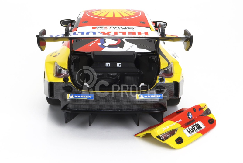 Minichamps BMW 4-series M4 Gt3 Team Bmw Junior N 72 24h Nurburgring 2023 Dan Harper - Max Hesse - Neil Verhagen 1:18 Černá Žlutá Červená