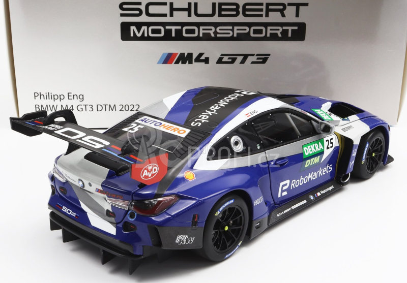Minichamps BMW 4-series M4 Gt3 Schubert Motorsport N 25 1:18, modročerná
